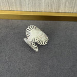 Daisy Hollow Open Ring - floysun