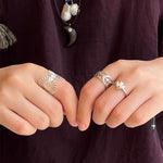 Daisy Hollow Open Ring - floysun