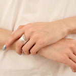 Daisy Hollow Open Ring - floysun