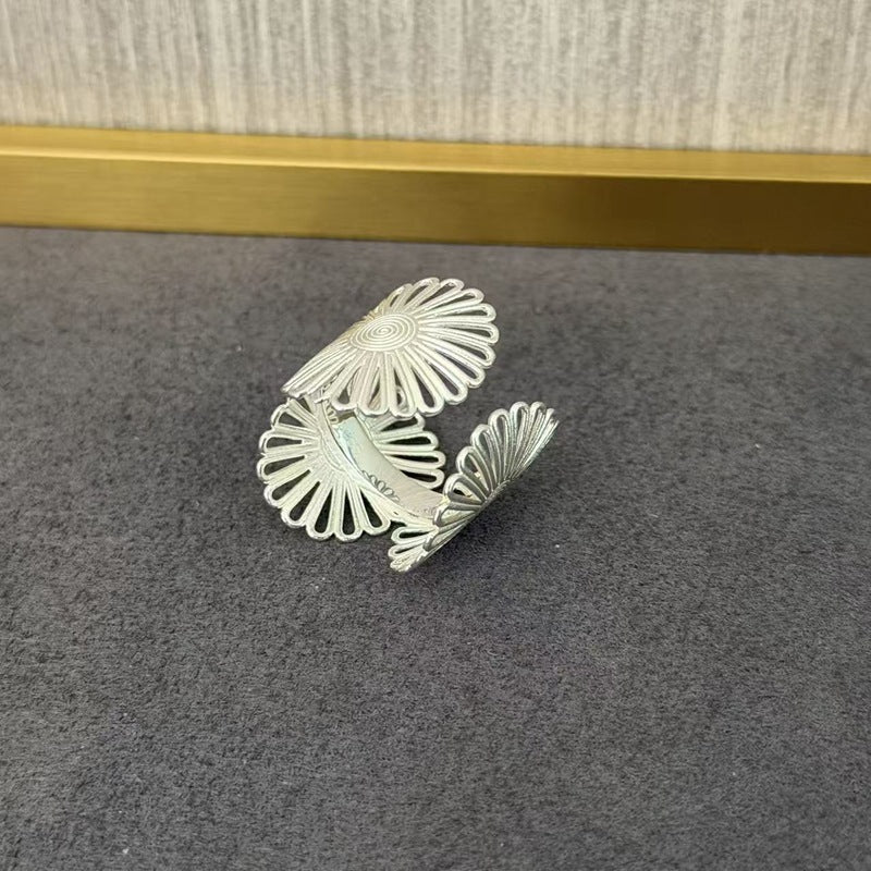 Daisy Hollow Open Ring - floysun