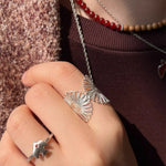 Daisy Hollow Open Ring - floysun