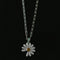 Daisy Pendant Necklace Solid 925 Sterling Silver Unisex - floysun