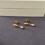 Danish - Inspired Minimalist Polished Teardrop Earrings - floysun