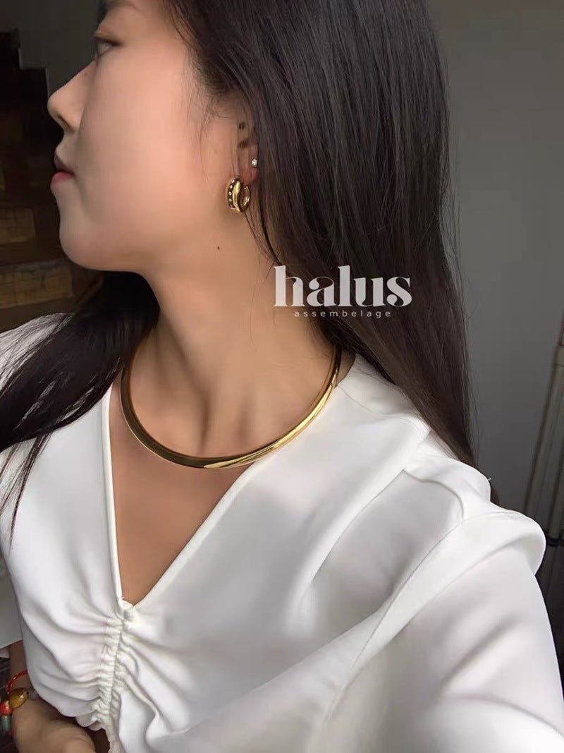 Danish - Inspired U - Shaped Zirconia Earrings - floysun