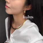 Danish - Inspired U - Shaped Zirconia Earrings - floysun