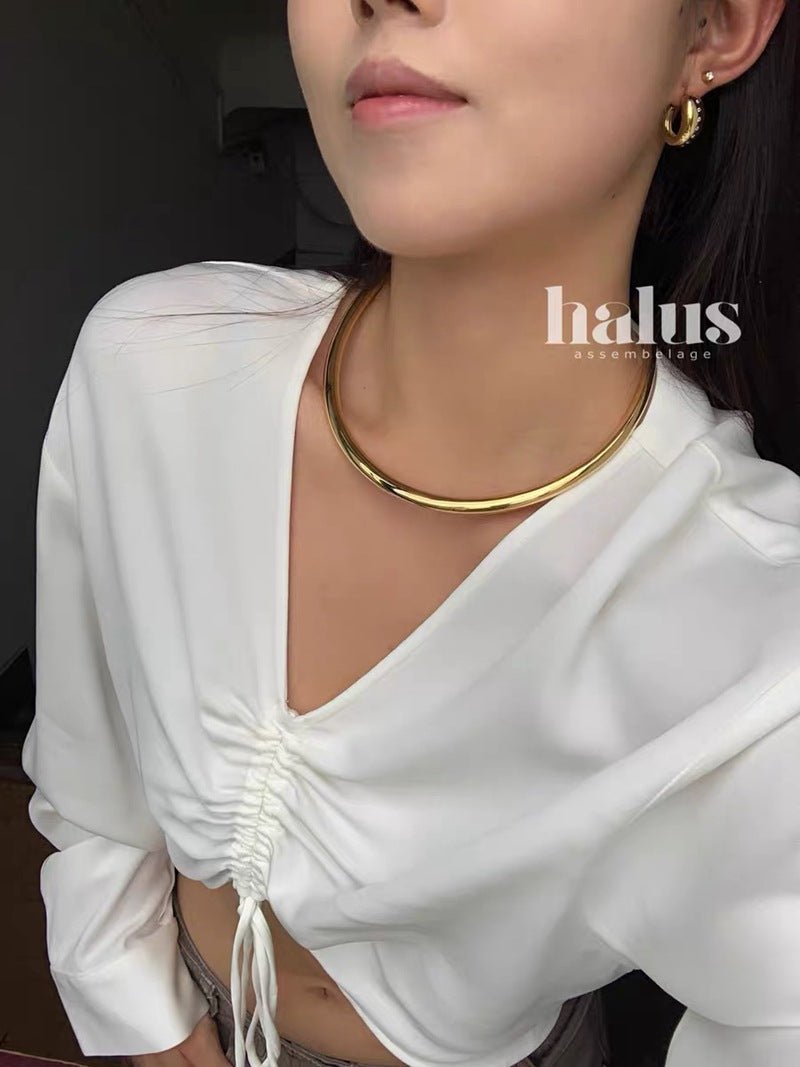 Danish - Inspired U - Shaped Zirconia Earrings - floysun