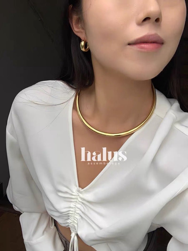 Danish - Inspired U - Shaped Zirconia Earrings - floysun