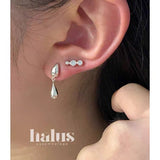 Danish Minimalist Polished Teardrop Earrings - floysun