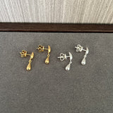 Danish Minimalist Polished Teardrop Earrings - floysun