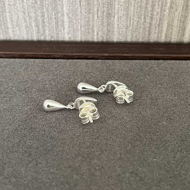 Danish Minimalist Polished Teardrop Earrings - floysun