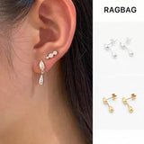 Danish Minimalist Polished Teardrop Earrings - floysun