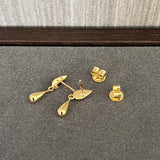 Danish Minimalist Polished Teardrop Earrings - floysun