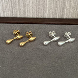 Danish Minimalist Polished Teardrop Earrings - floysun