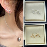 Danish Minimalist Polished Teardrop Earrings - floysun