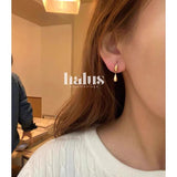 Danish Minimalist Polished Teardrop Earrings - floysun