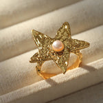 Dazzling Stars Pentagram Planet Element Rings - floysun