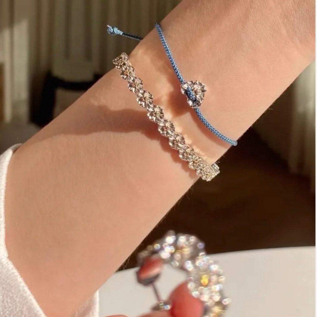 Delicate Daisy Open Cuff Bracelet - floysun