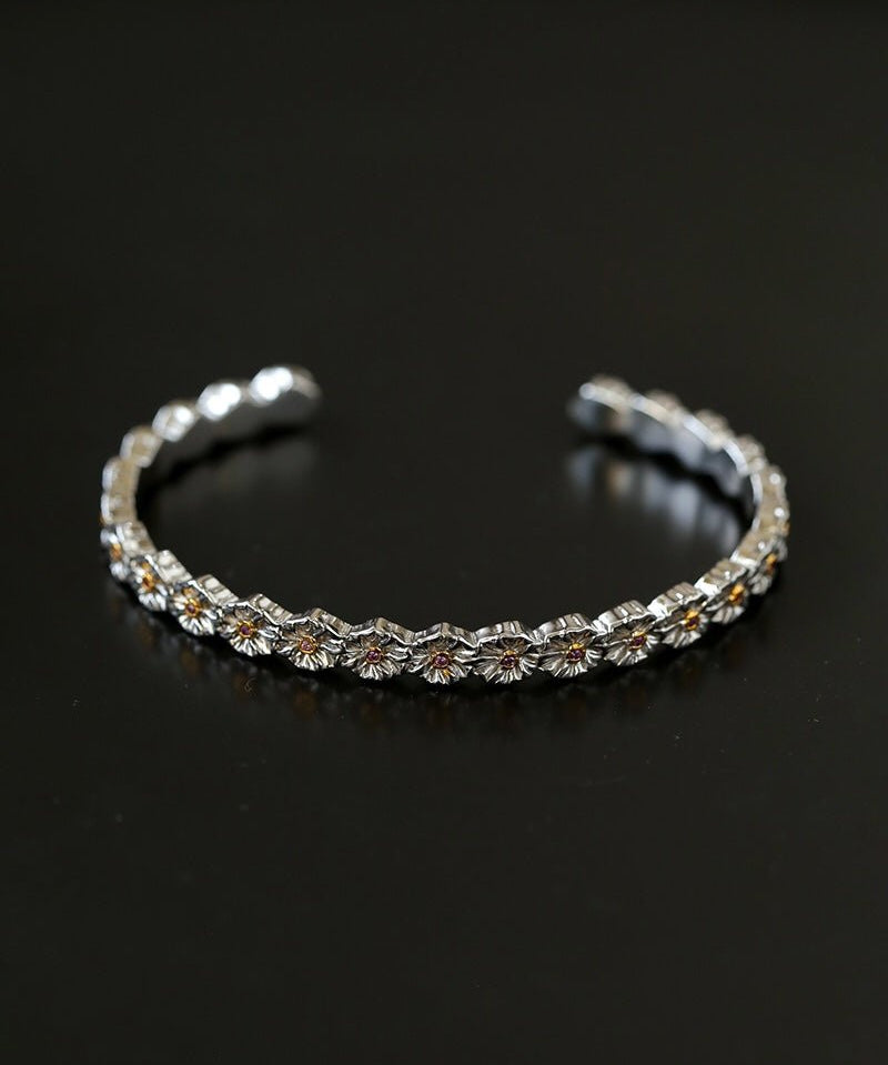 Delicate Daisy Open Cuff Bracelet - floysun