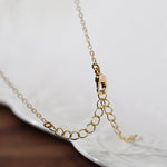 Delicate Freshwater Pearl Gold Bead Necklace - floysun