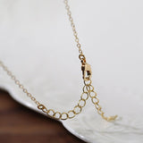 Delicate Freshwater Pearl Gold Bead Necklace - floysun