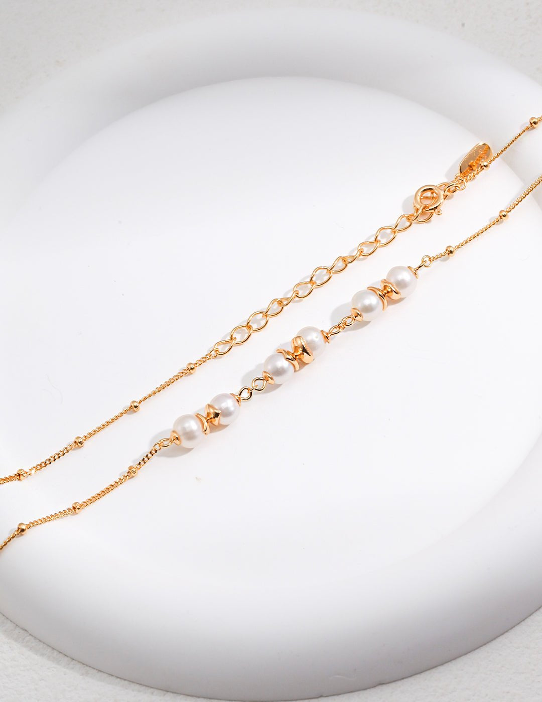 Delicate Intertwined Pearl Necklace - floysun