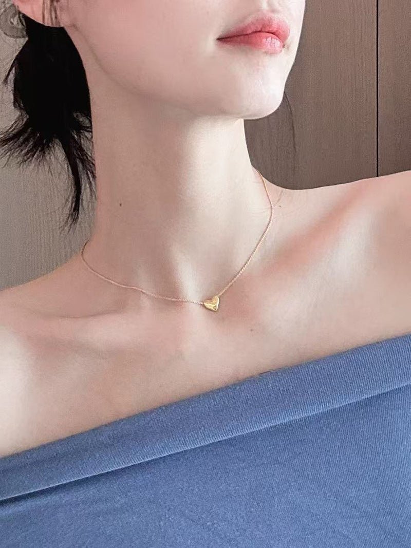 Delicate Small Heart Necklace - floysun