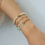 Designer Double Chain & Mixed Natural Stone Bracelets - floysun