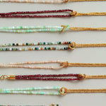 Designer Double Chain & Mixed Natural Stone Bracelets - floysun