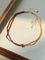 Designer Double Chain & Mixed Natural Stone Necklace - floysun