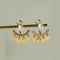 Detachable Freshwater Pearl Hammered Coin Ear Jacket Earrings - floysun