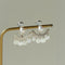 Detachable Freshwater Pearl Hammered Coin Ear Jacket Earrings - floysun