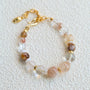 Dopamine Beaded Wave Bracelet – Golden Brown Aventurine Edition - floysun