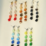 Dopamine Candy Drop Glass Earrings – Ocean Pop - floysun