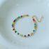 Dopamine - Colored Natural Stone and Pearl Beaded Bracelet - floysun