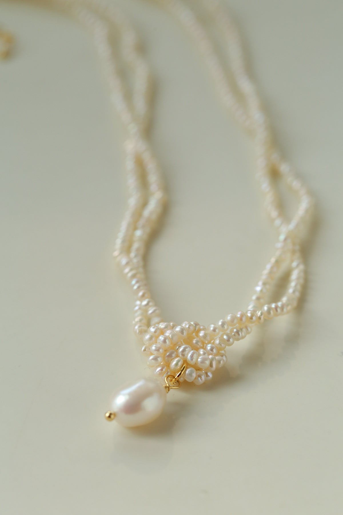 Double Layer Natural Seed Pearl Necklace - floysun