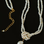 Double Layer Natural Seed Pearl Necklace - floysun