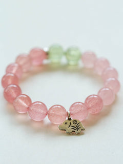 Dream Energy Crystal Bracelet - Elephant Charm - floysun