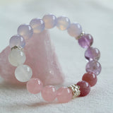 Dream Energy Crystal Bracelet - Peach Blossom Charm Bracelet - floysun