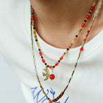 Dream Island Carousel Pony Beaded Necklace - floysun