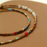 Dream Island Carousel Pony Beaded Necklace - floysun