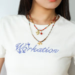 Dream Island Carousel Pony Beaded Necklace - floysun