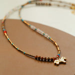 Dream Island Carousel Pony Beaded Necklace - floysun