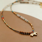 Dream Island Carousel Pony Beaded Necklace - floysun