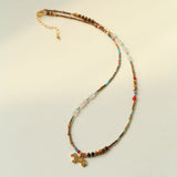 Dream Island Carousel Pony Beaded Necklace - floysun
