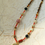 Dream Island Lucky Elephant Beaded Necklace - floysun