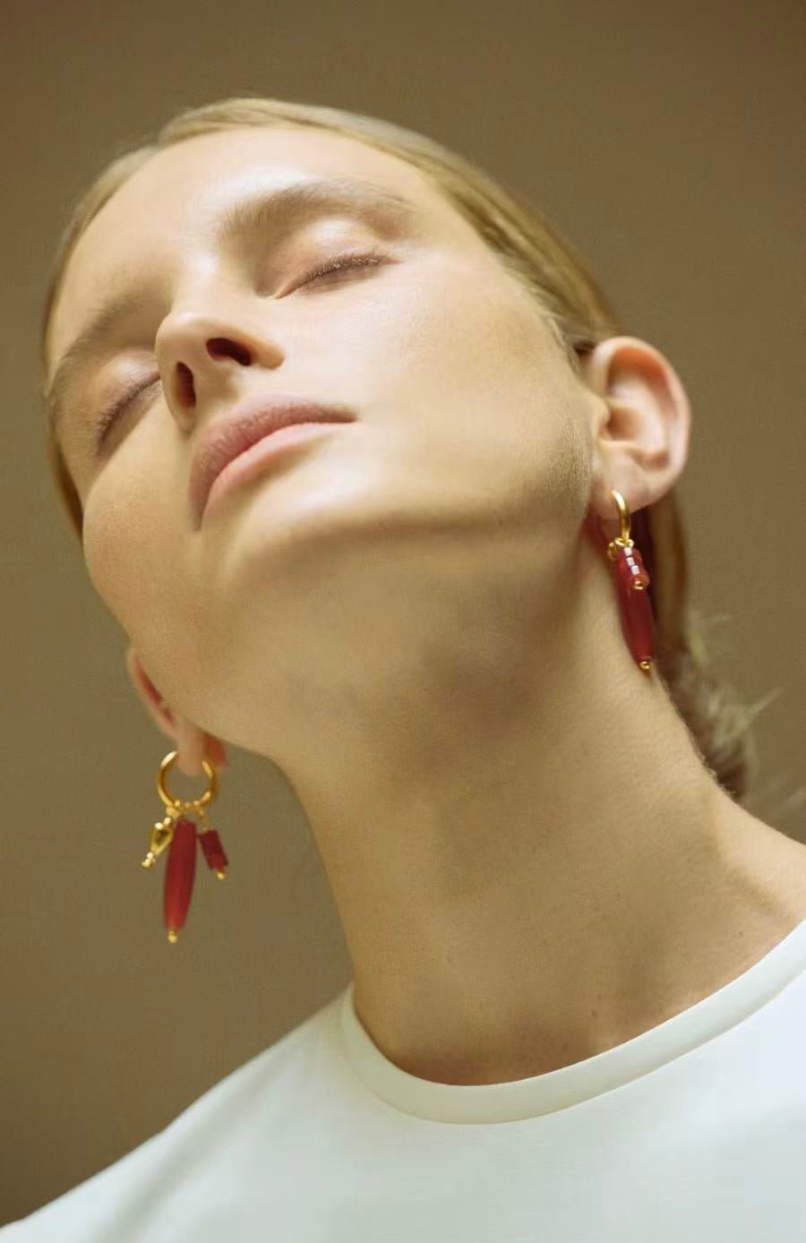 Dual Agate Bottle - Inspired Convertible Earrings - floysun