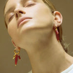 Dual Agate Bottle - Inspired Convertible Earrings - floysun