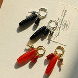 Dual Agate Bottle - Inspired Convertible Earrings - floysun