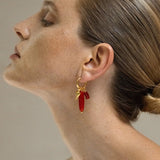 Dual Agate Bottle - Inspired Convertible Earrings - floysun