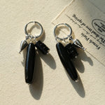 Dual Agate Bottle - Inspired Convertible Earrings - floysun